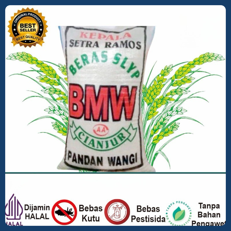 

beras bmw cianjur 20kg 10kg 5kg