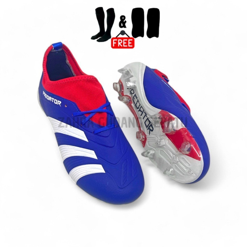 PROMO Sepatu bola adidas predator elite semi boots bonus kaos kaki deker