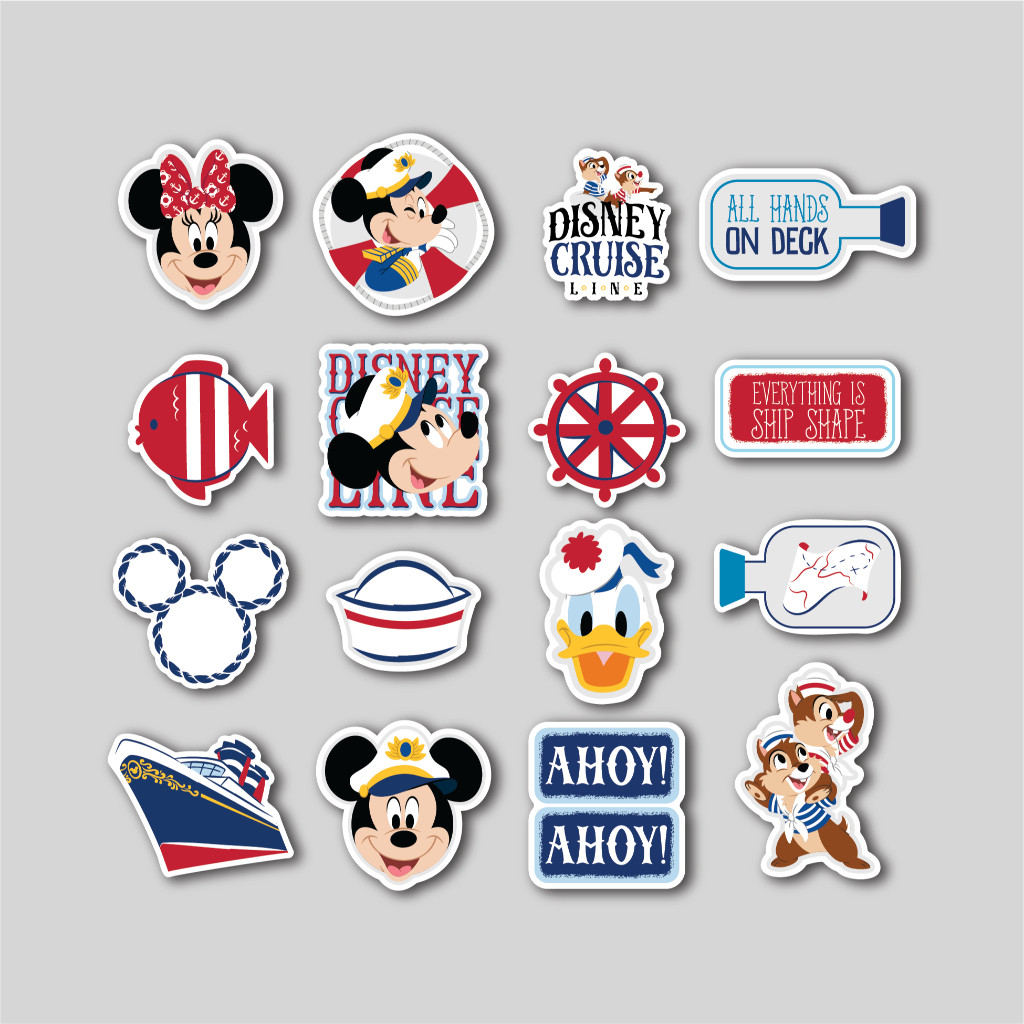 

Sticker Pack Disney Cruise Line | Sticker Tumblr | Stiker Laptop Koper Helm
