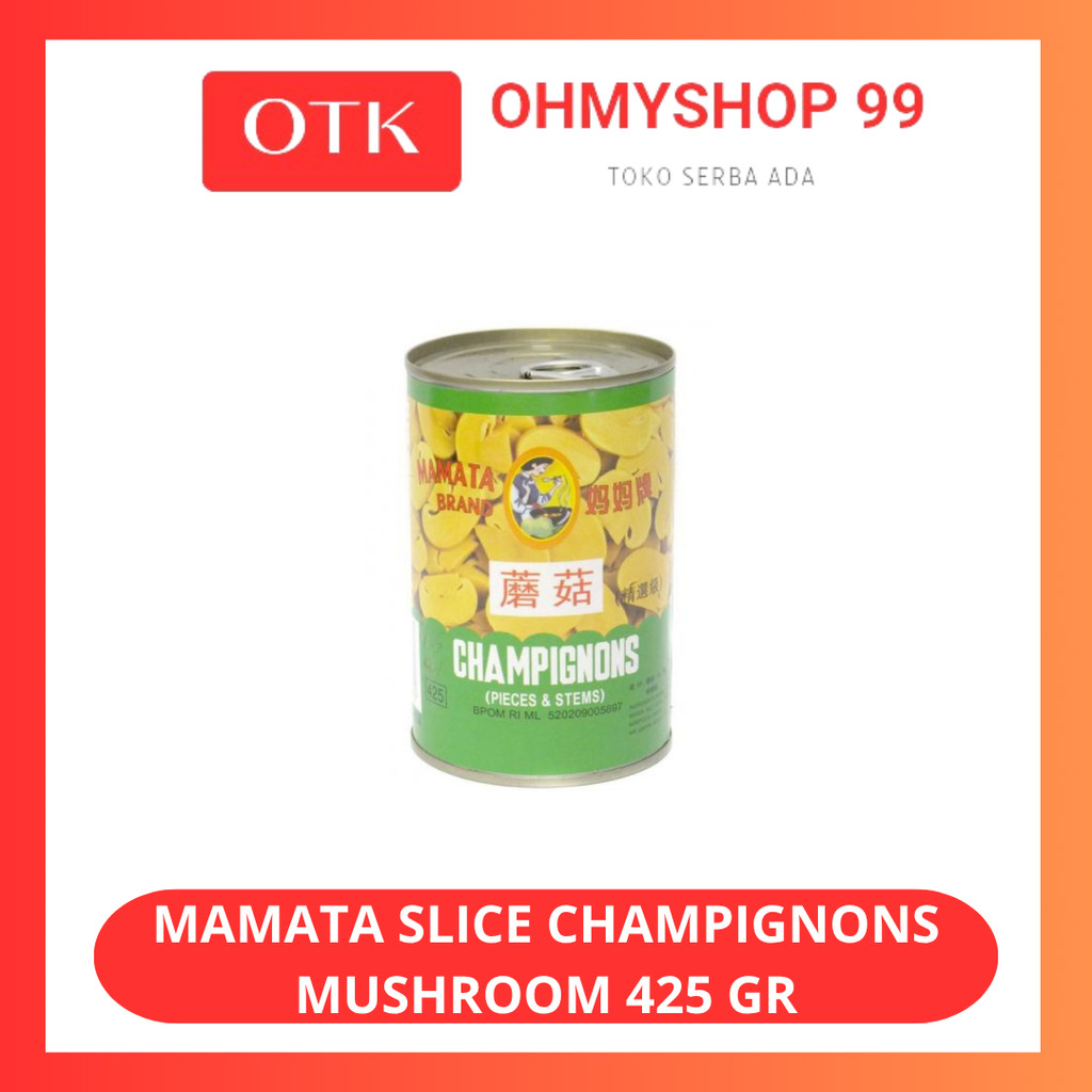 

Mamata Slice Champignons Mushroom Kaleng 425gr