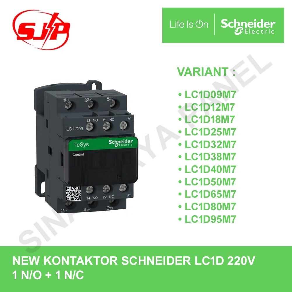 NEW KONTAKTOR SCHNEIDER LC1D09M7/LC1D12M7/LC1D18M7/LC1D25M7/LC1D32M7/LC1D38M7/LC1D40M7/LC1D50M7 ORIG