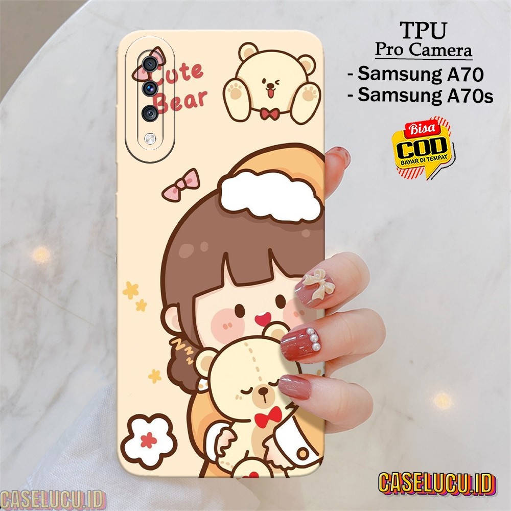Casing Hp Samsung A70 / A70S Terbaru - Fashion Case Kartun - Case Samsung A70 / A70S - Soft Case Hp 