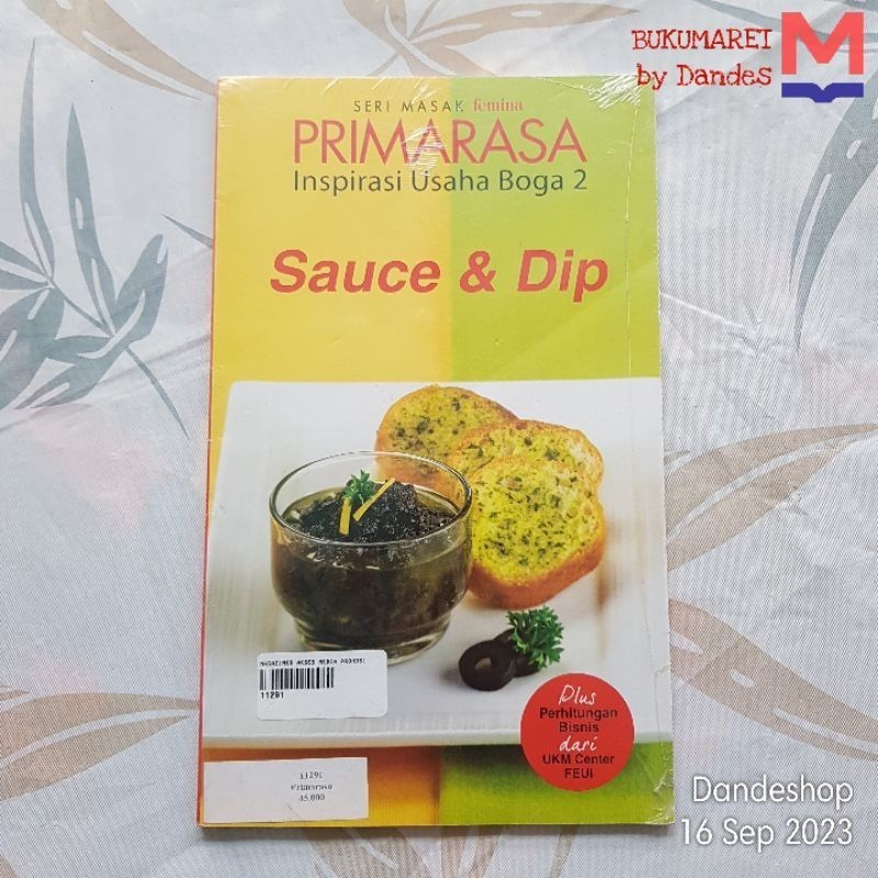Sauce & Dip  - Buku Resep Seri Masak Femina Primarasa Masakan Indonesia Populer