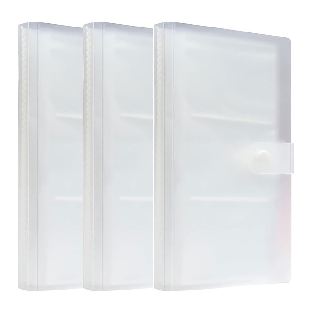 

Transparent Photo Album Photocard ID Card Holder Binder Decoration Room Polaroid Collection Portable Cards Bag Books