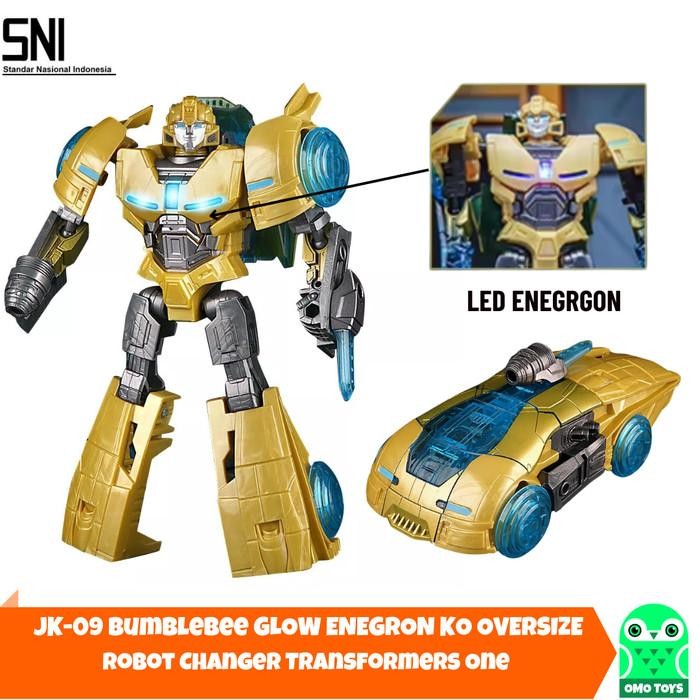 JK-09 Bumblebee GLOW ENEGRON KO OVERSIZE Robot Changer Transformers One