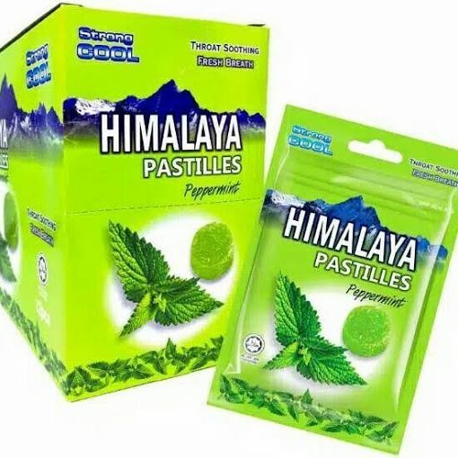 

permen himalaya pastilles 1 box - pakai dus Terlaris