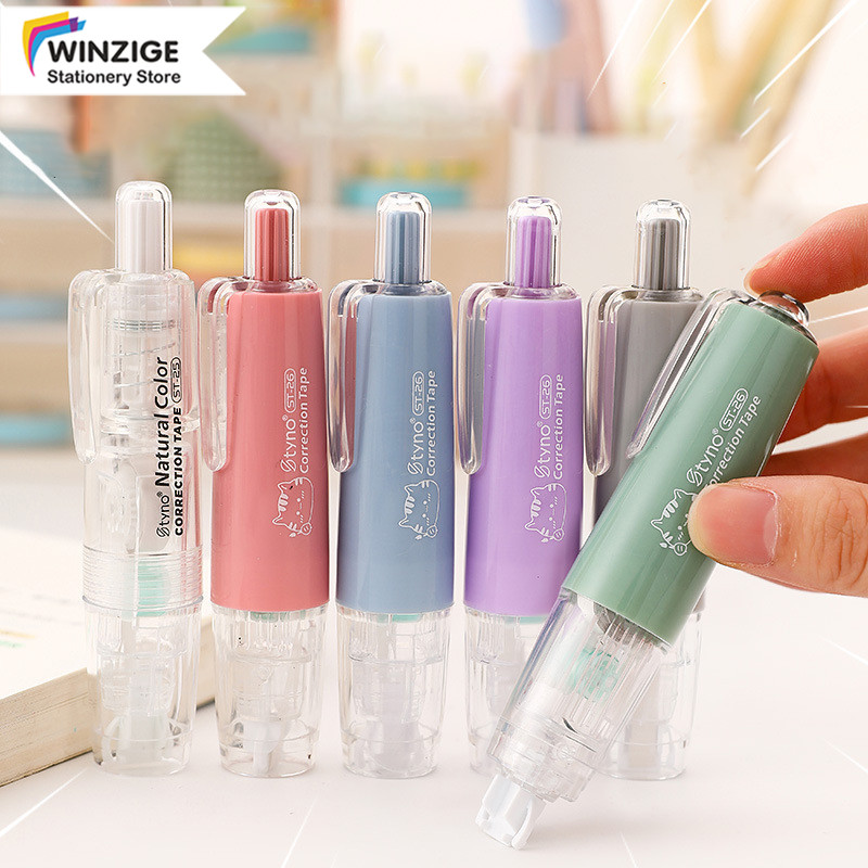

Winzige 6M Tip-ex Kertas Correction Tape Lucu Warna Pastel / Transparan Pita Koreksi Mekanik / Pita Penghapus Kantor Siswa Barang Aesthetic