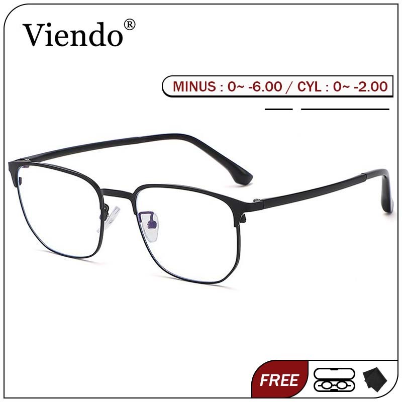 Viendo Kacamata Photocromic Anti Radiasi Minus Wanita Pria Terbaru Cowok Baru Fotocromic Kacamata Ko