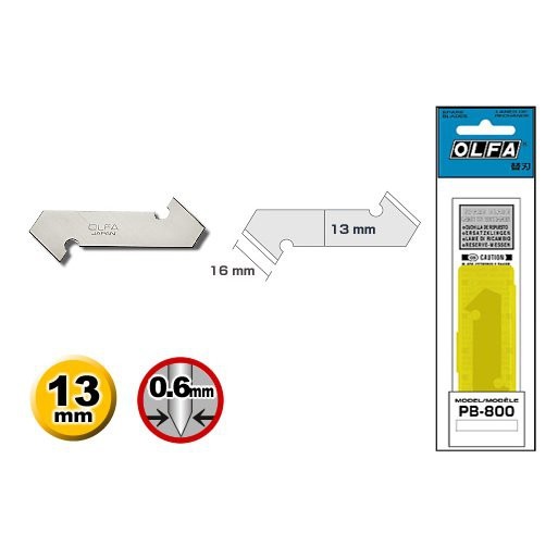 

OLFA PB-800 Refill Pisau Cutter Aklirik (3pcs/pack) Spare Blade for PC-L