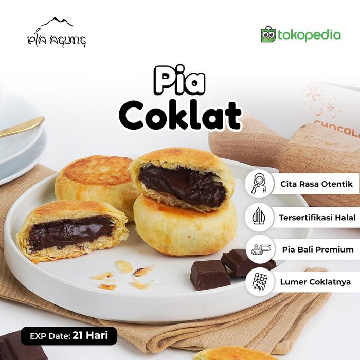 

Bakpia Coklat - Harga promosi!!- Pia Agung Bali (coklat lumer enak!) [terlaris]
