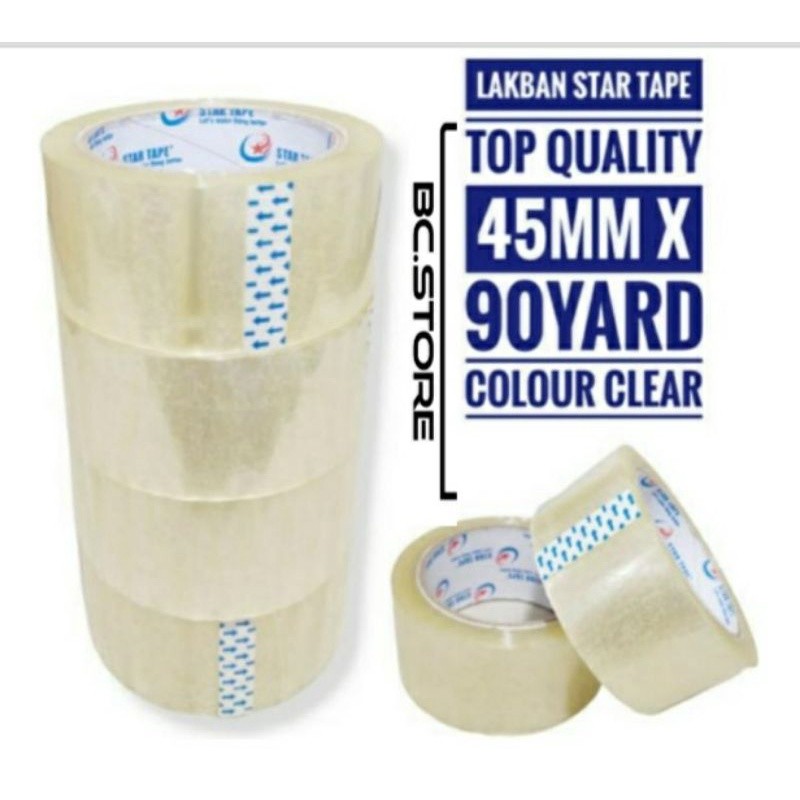 

LAKBAN ( 1 DUS ) CLEAR BENING (PUTIH), BENING & COKLAT LENGKET STAR TAPE KUALITAS TERBAIK MURAH 90 YARD X 45MM (2INCH) #lakban #isolasi #selotip #tapeperekat #pengikatpelengket #lakbanmurah #lakbanopp #lakbankualitasterbaik #perlengkapankantor