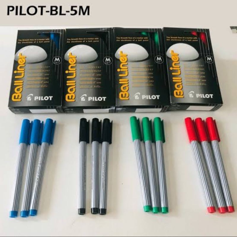 

Pulpen PILOT Balliner BL-5M Original (1Pak/12Pcs)