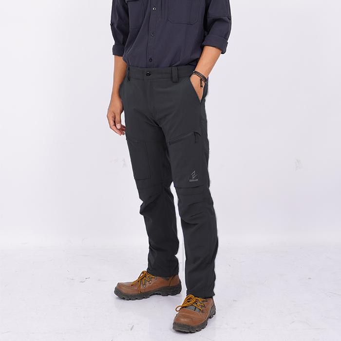 Celana Gunung Panjang Quickdry Waterproof MTG V2 EVO setara eiger arei - Hitam, XL
