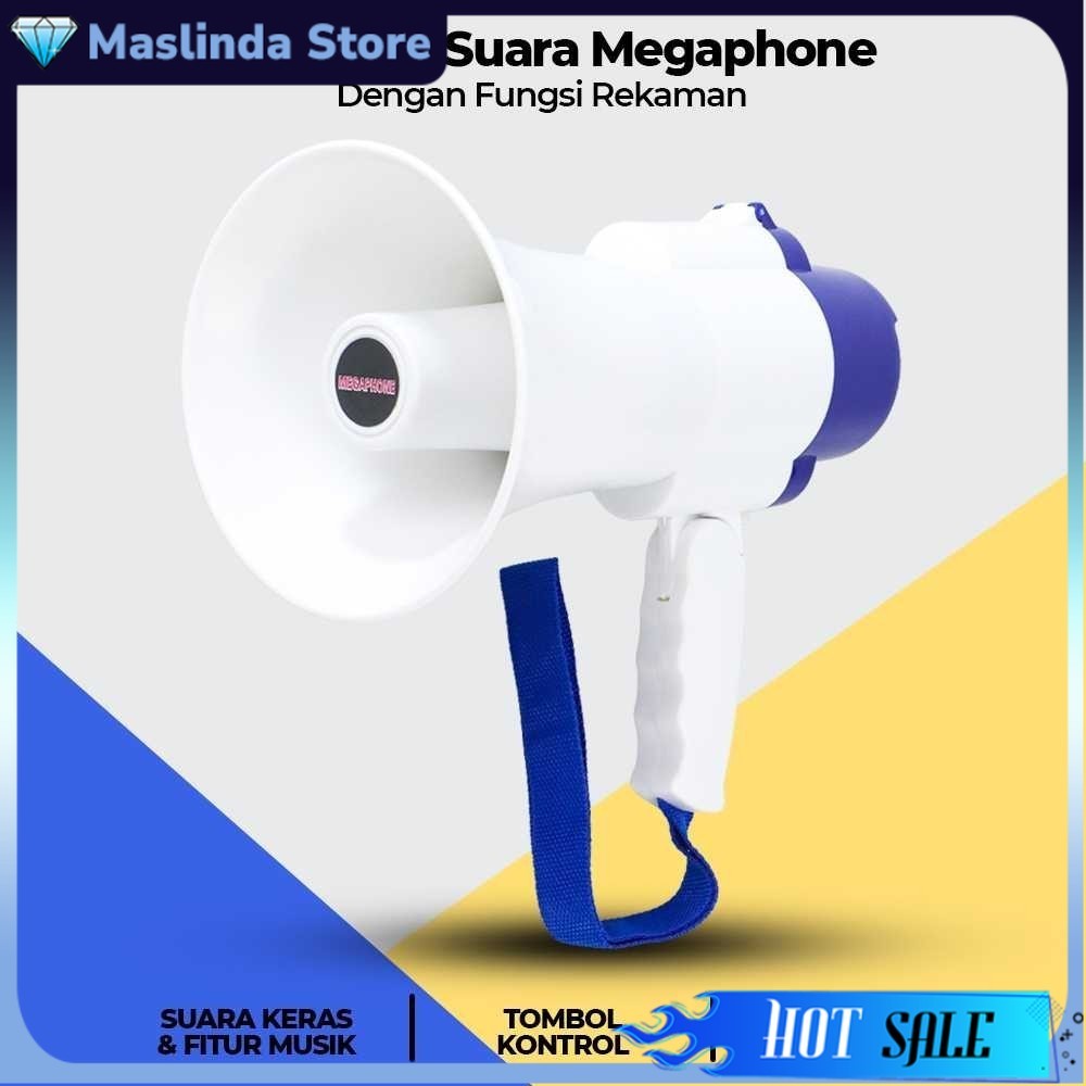 Pengeras Suara Megaphone Toa dengan Fungsi Rekaman USB Flash Disk Perekam Digunakan Untuk Pariwisata