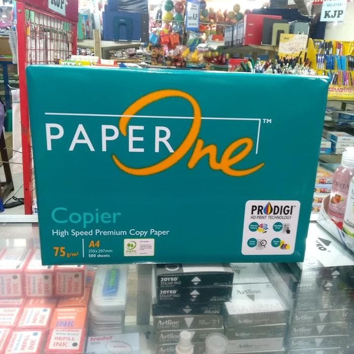

r Z e kertas HVS A4 70 gram paper one