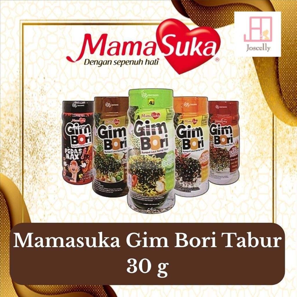

JOSCELLY.ID MAMASUKA Gim Bori / Bon Nori Rumput Laut Kering Tabur