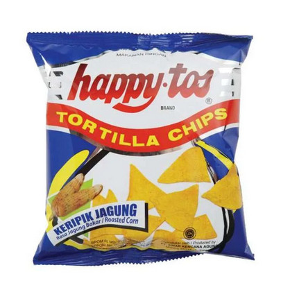 

OLO49 HAPPYTOS TORTILA CHIPS BIRU 55gr/HAPPYTOS CORN CHIPS 55gr SG