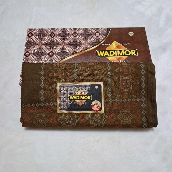 Sarung Wadimor Wakanda Batik Muslim Pria - hijau army
