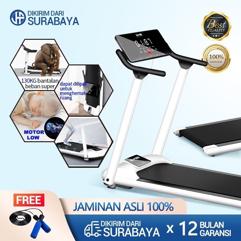 JF Treadmill Elektrik 2.0 Gym Equipment Running Olahraga Gym Fitness Cardio Alat Fitness JF CABANG S