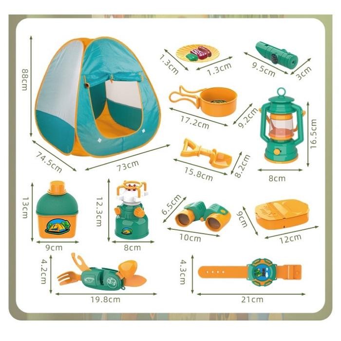 KG Mainan Tenda kemping Anak Adventure set Diary koala camping set - Camping set