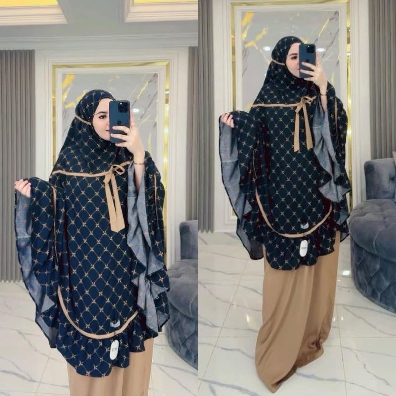 READY SIAP KIRIM MUKENA KHALIFA JUMBO / MUKENA RAYON DIAMOND MIX TWILL / MUKENA TERBARU
