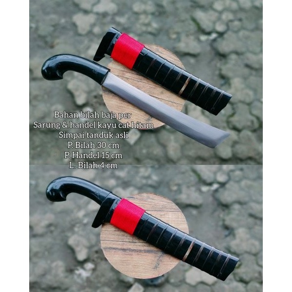 golok potong kayu golok serbaguna golok baja kualitas siap pakai 041