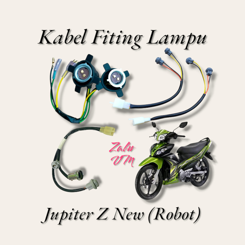 KABEL PITING LAMPU SEIN DEPAN BELAKANG YAMAHA JUPITER Z NEW ROBOT PITING DEPAN BELAKANG FULLSET