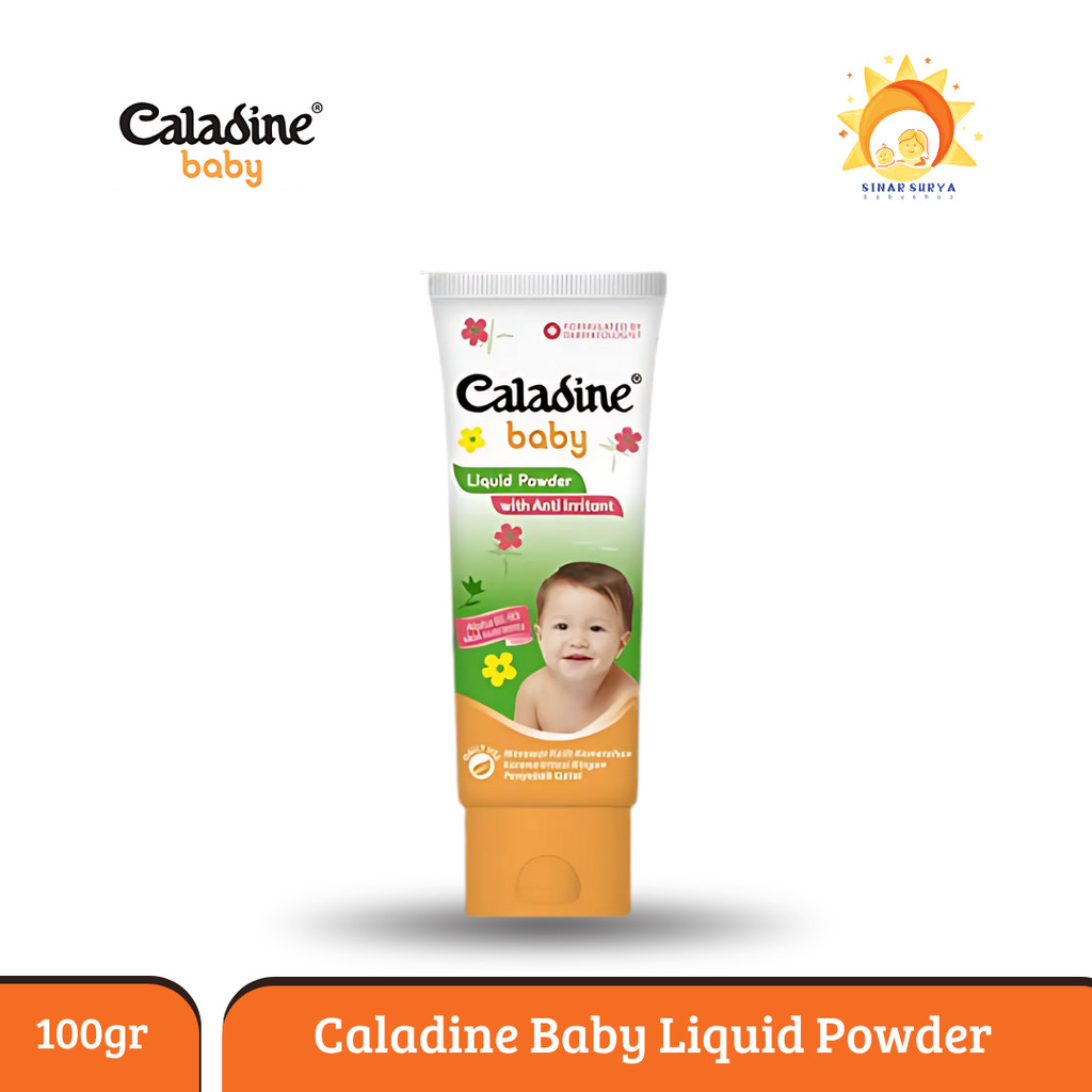 Caladine Baby Liquid Powder 100 gr/ Bedak Cair Bayi Caladine