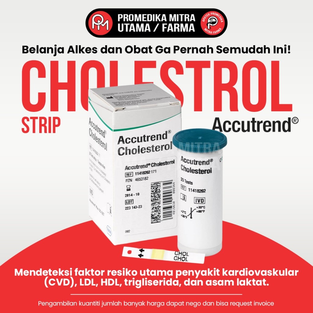 Accutrend Cholesterol 25 Strip