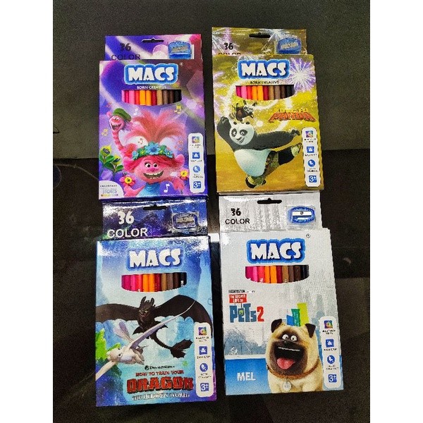 

Pensil Warna Macs 36 warna