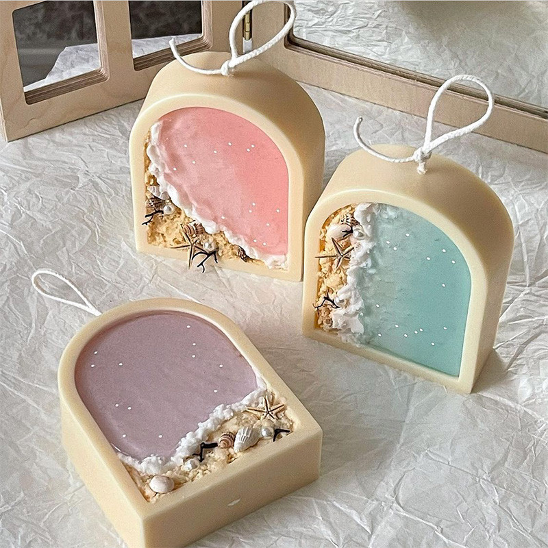 

Door Candle Silicone Mold Plaster Frame Gypsum Molds Bear Scent Candle Mold Fondant Cake Molds DIY Concrete Craft 3D Bear Mold