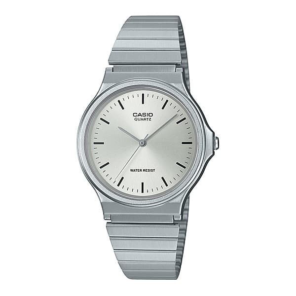Casio General MQ-24D-7E / MQ24D-7E Jam Tangan Analog Rantai Stainless Steel Silver