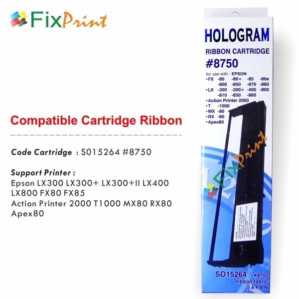 Ribbon Cartridge Printer Epson LX-300 LX300 LX300+II LX300 100%