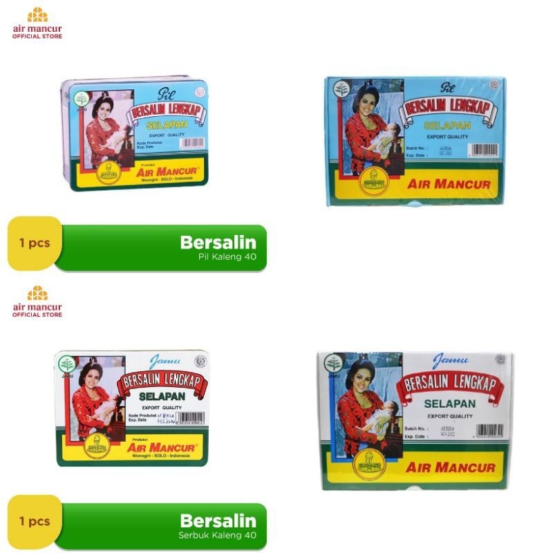 

Jamu Pil Bersalin Lengkap Salapan Box Kaleng 40hari exp 2027