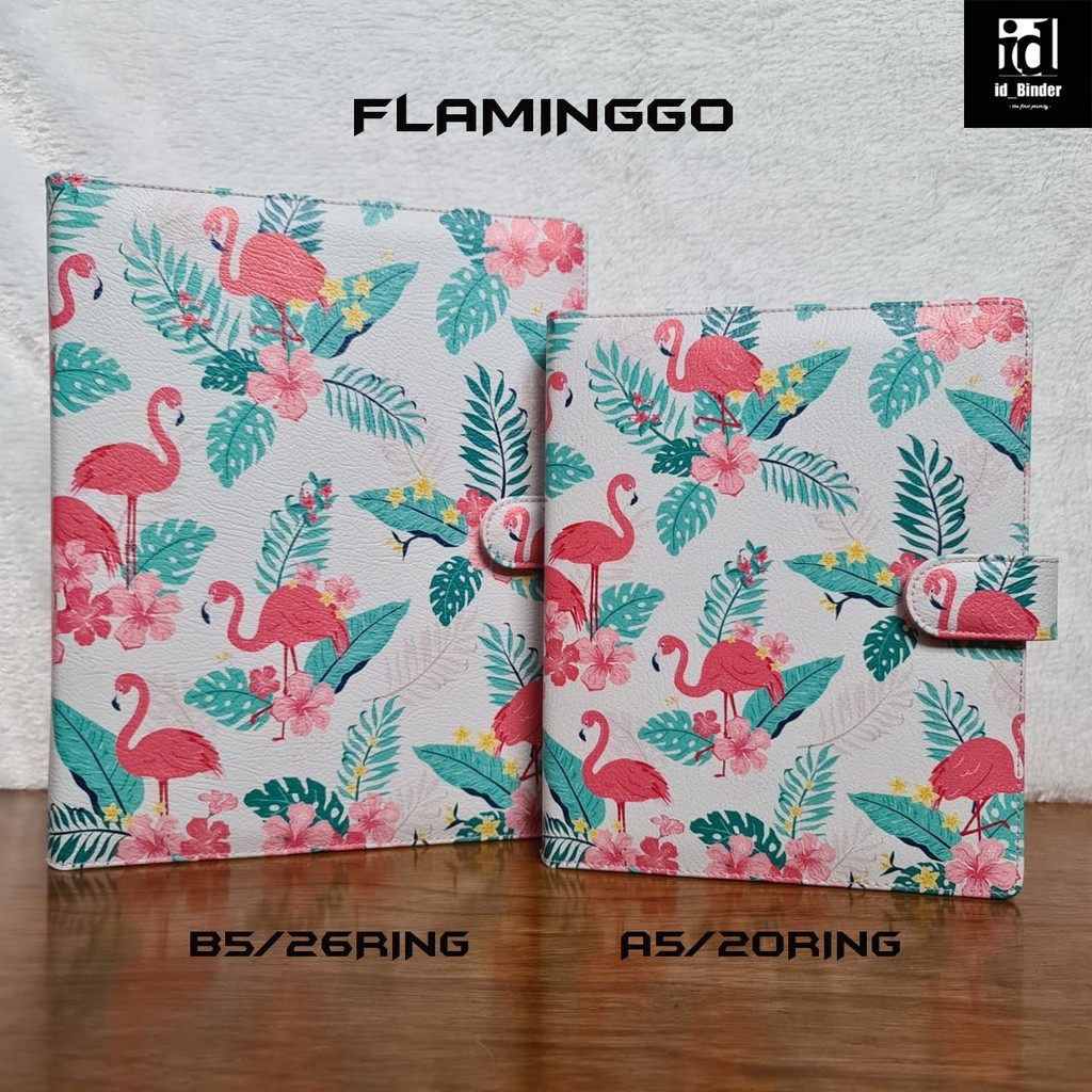 

Binder Printing Motif Flaminggo Kulit Sintetis A5/B5