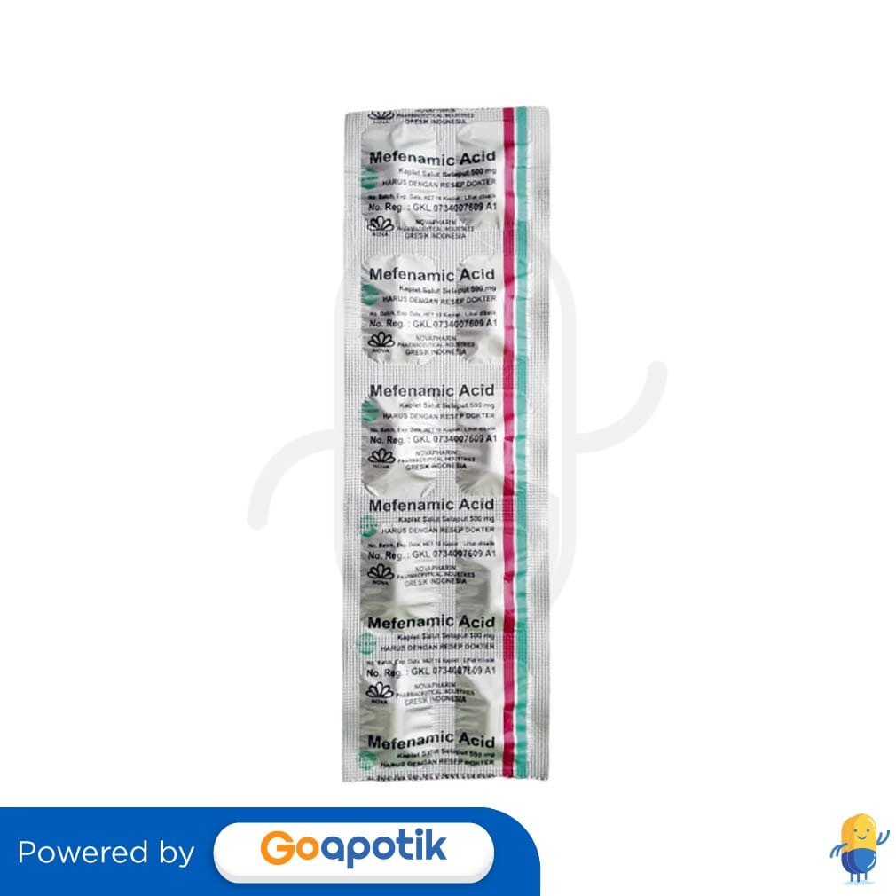 Mefenamic Acid Novapharin 500 Mg Strip 10 Kaplet
