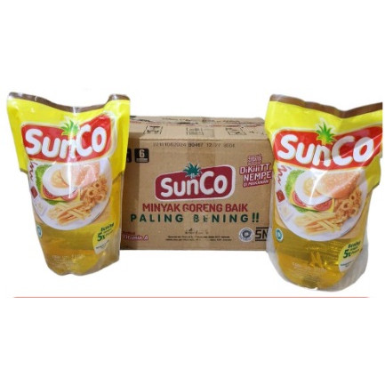 

Minyak Goreng Sunco 1 Karton isi 6 pouch Kemasan 2 ltr