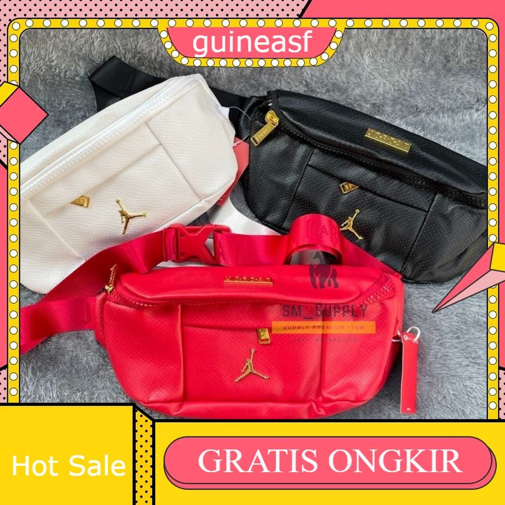 Tas Pria JRD Regal Crossbody Snake Leather Waistbag / Tas Pinggang Jordan Kulit Ular Sintetis / Tas 