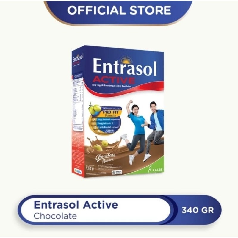 

Entrasol Active Chocolate 340gr