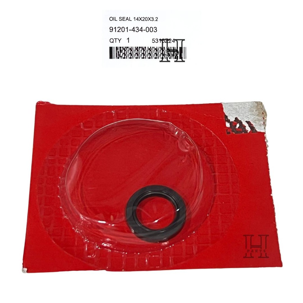 OIL SEAL AS PAHA REM BELAKANG 14X20X3.2 MOTOR MATIK HONDA 91201-434-003 91201-434-005 AHM HGP