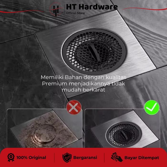 Tutup Saringan Got 304 Stainless Steel Cover Floor Drain Air Anti Bau Anti Kecoa Floor Drain Saringa