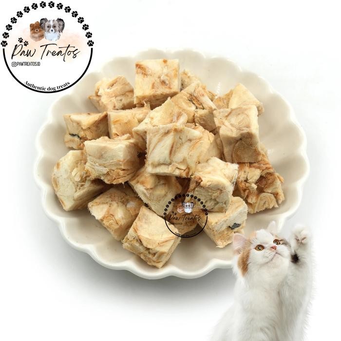 

Freeze Dried COD Fish cemilan sehat tinggi protein untuk kucing dan anjing - 35 gr