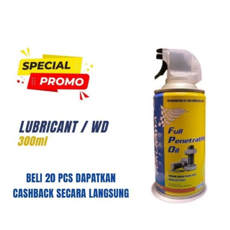 CLEANER WD LUBRICANT 300 ML FUKUKAWA wd penetrating oil pelumas anti karat