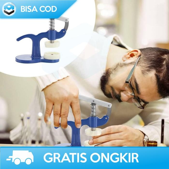 ALAT REPARASI ARLOJI LENGKAP ANTI SLIP PRESS TUTUP BELAKANG JAM TANGAN