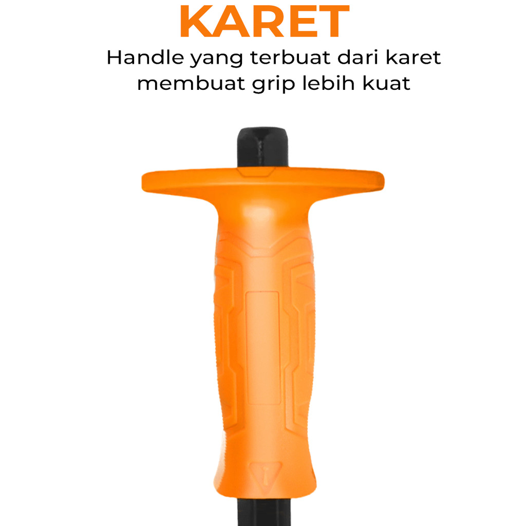

Jual Produk Alat Pahat Beton Tembok Alat Pemecah Batu 250MM/10 Inch Cold Chisel- 6833 ''