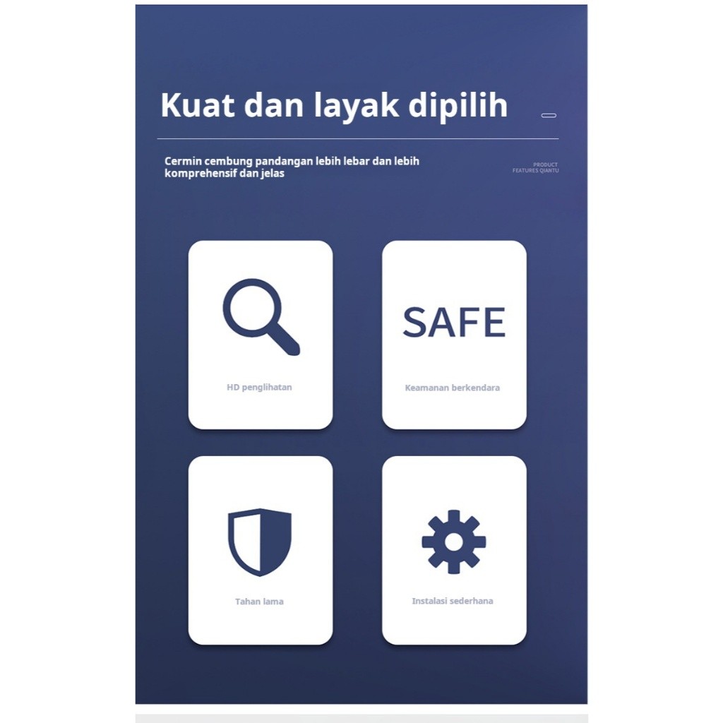 Berkualitas Kaca Spion Sepeda Sudut Lebar Cembung Kaca Spion Sepeda Kaca Spion Sepeda Gunung Kaca