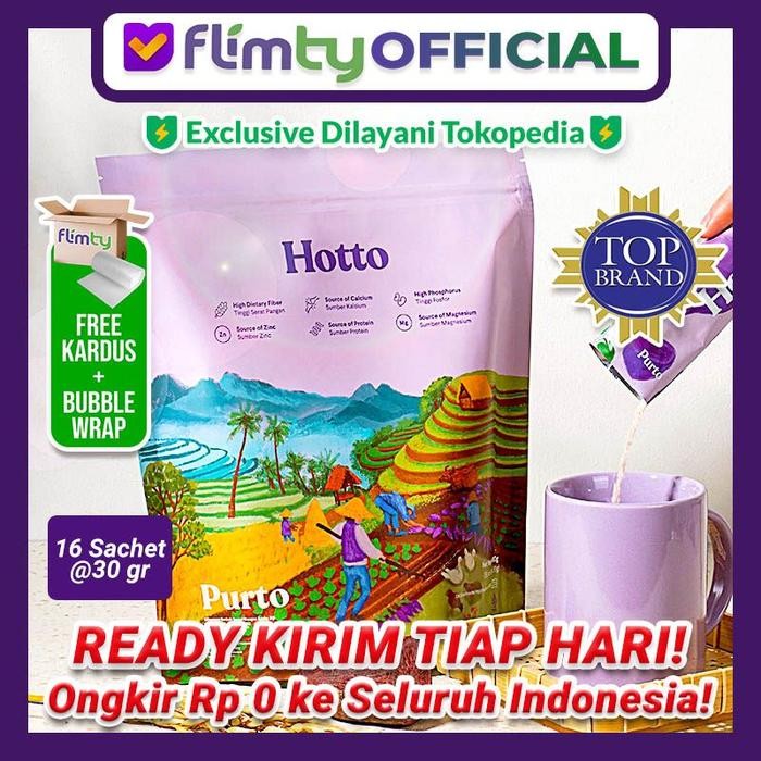

Hotto Purto Pouch (16 sachet) Multigrain with Purple Potato - 1 Pouch Terlaris