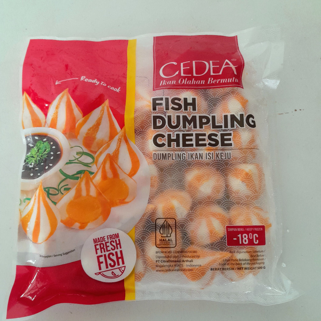 

Cedea Fish Dumpling Keju 500gr Bentuk Unik