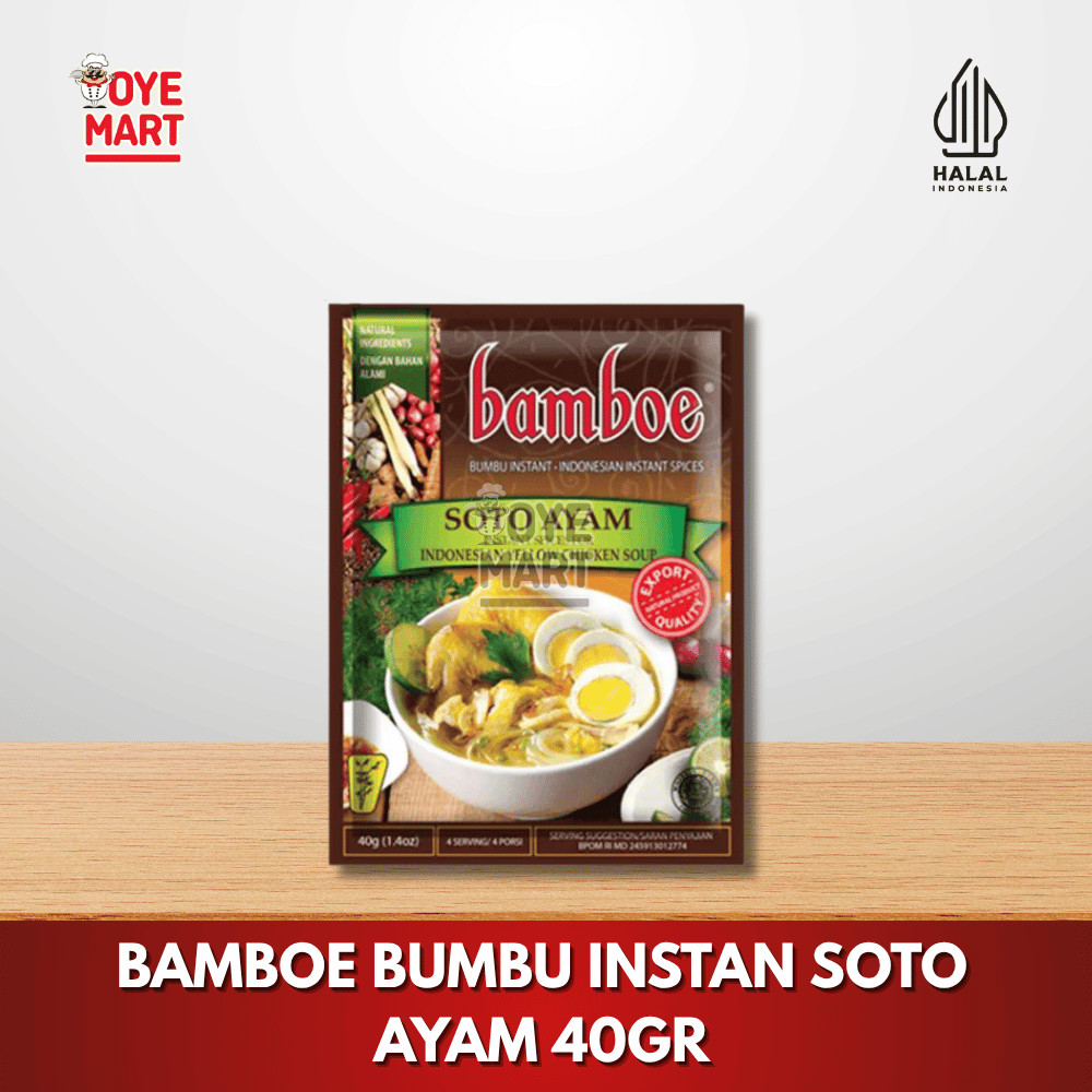 

BAMBOE BUMBU INSTAN SOTO AYAM 40GR