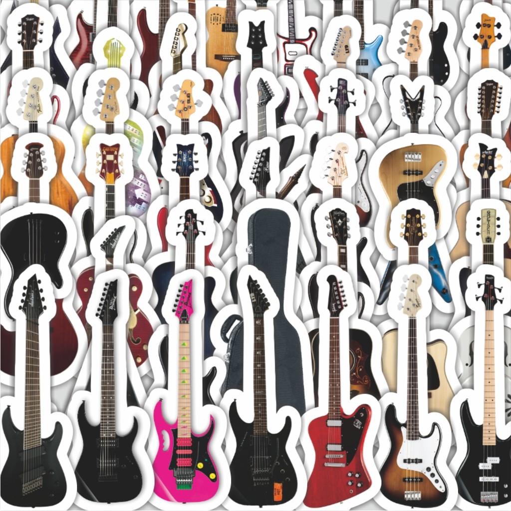 

Stiker Cutting Pack Stiker Gitar Elektrik Isi 100Pcs Series Aesthetic Lucu Keren Untuk Koper Bahan Vynil